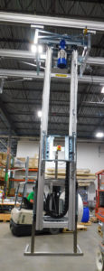 Overhead Heavy Duty Lifting System - From the back