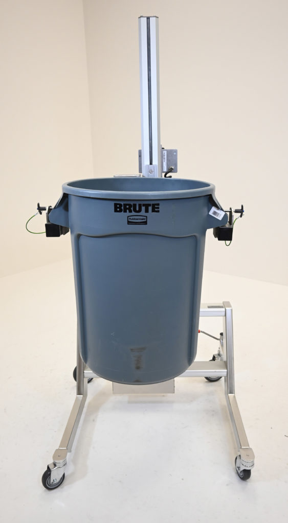 Square Brute Drum Lifting Device - Front view.