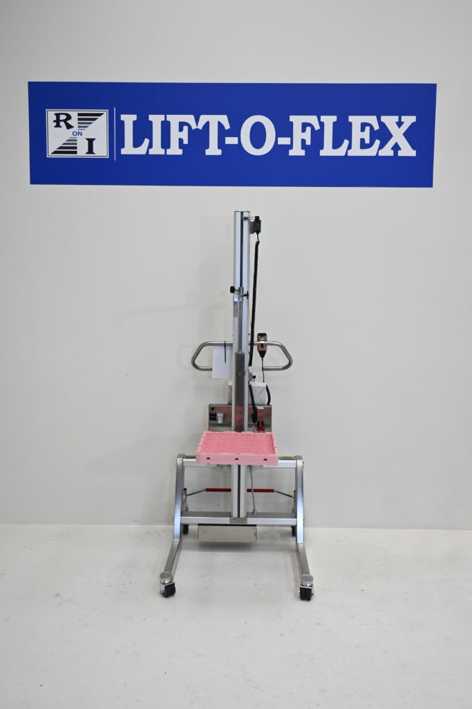 tray lifter - front view